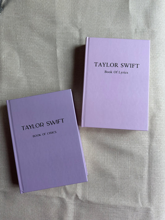 Taylor Swift Lyric Book, All 11 Albums (Purple or Pink) PERFECT